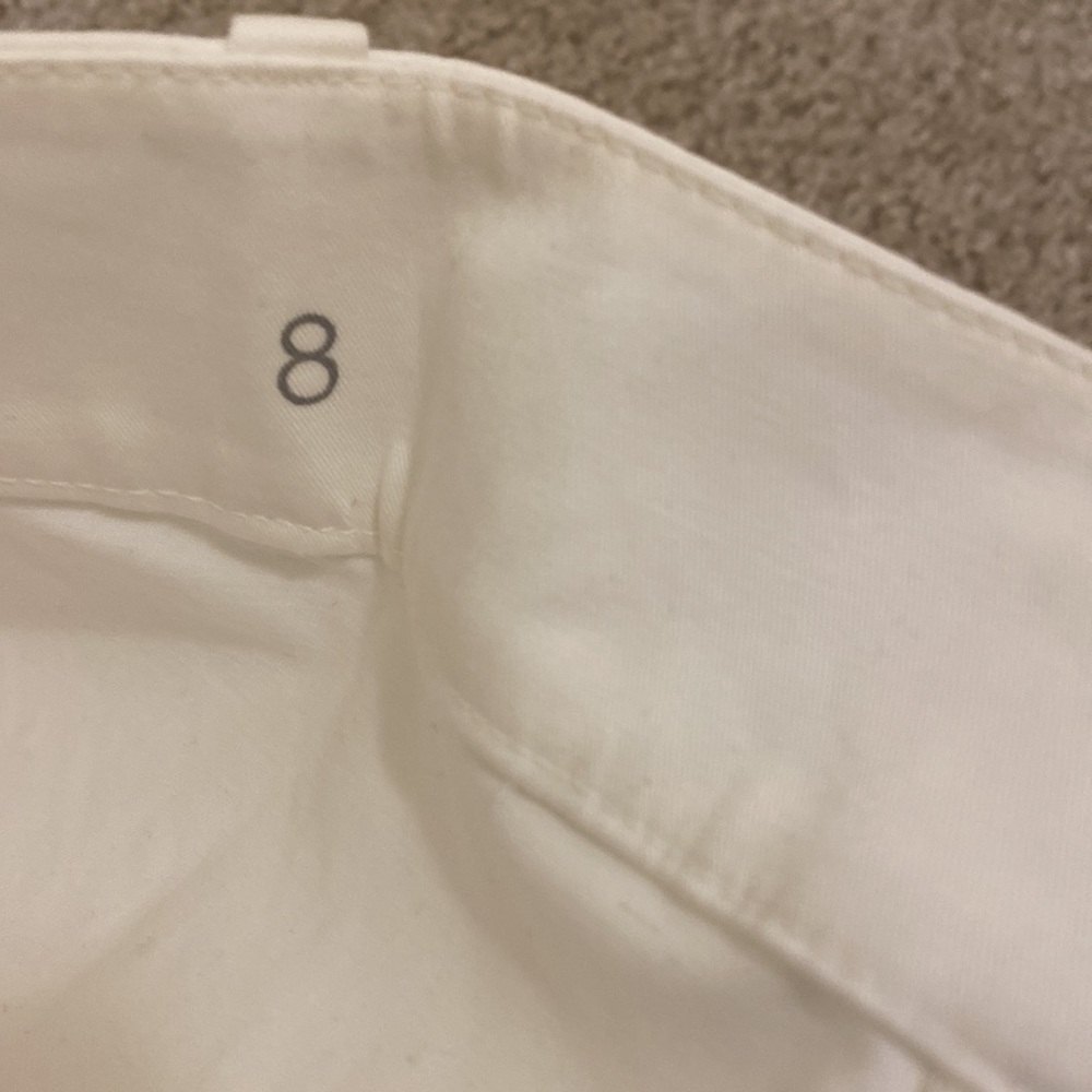 Ann Taylor Long white shorts - size 8 NWT - Picture 9 of 9